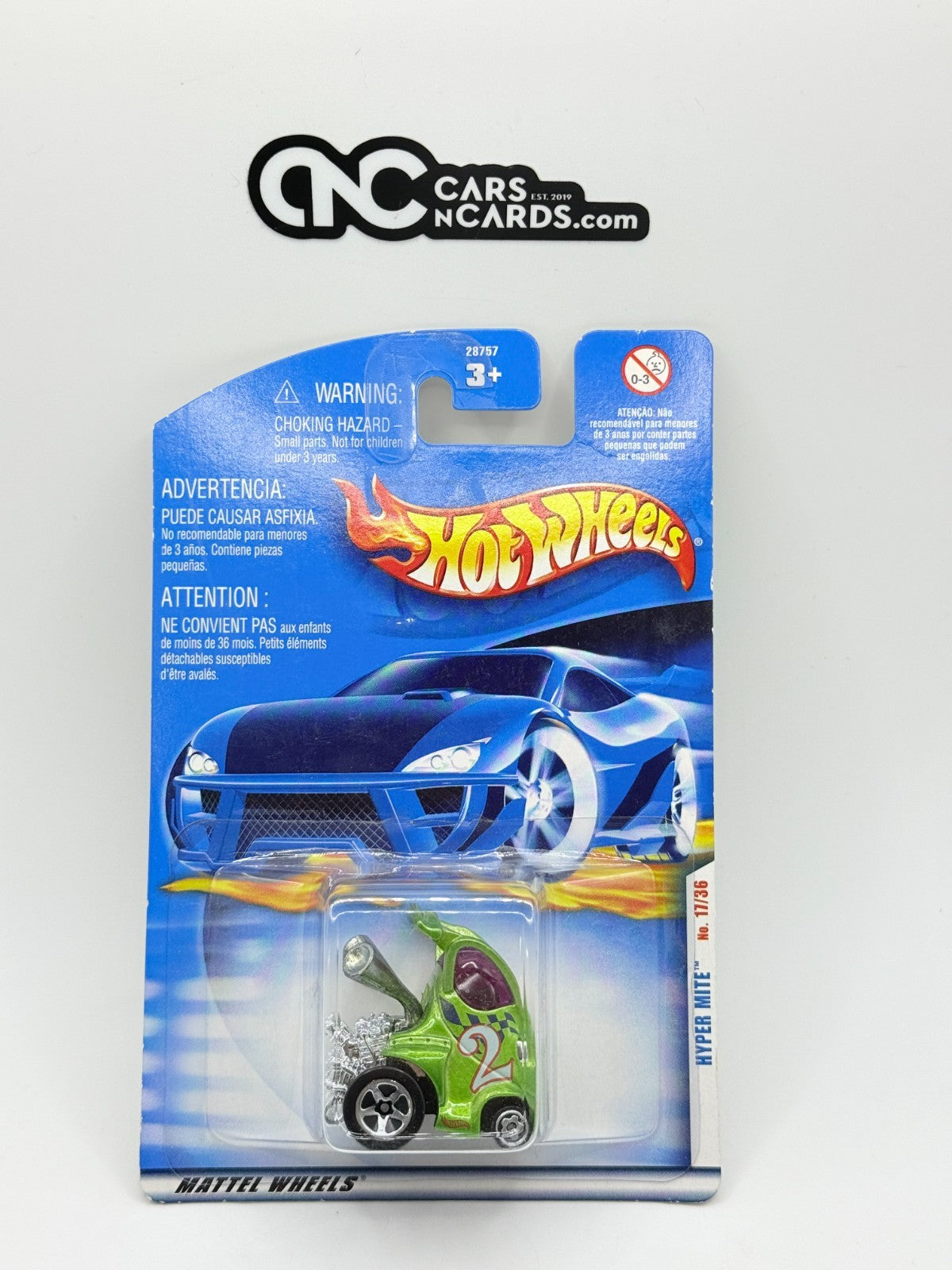 2001 Hot Wheels Hyper Mite Green First Editions 17/36