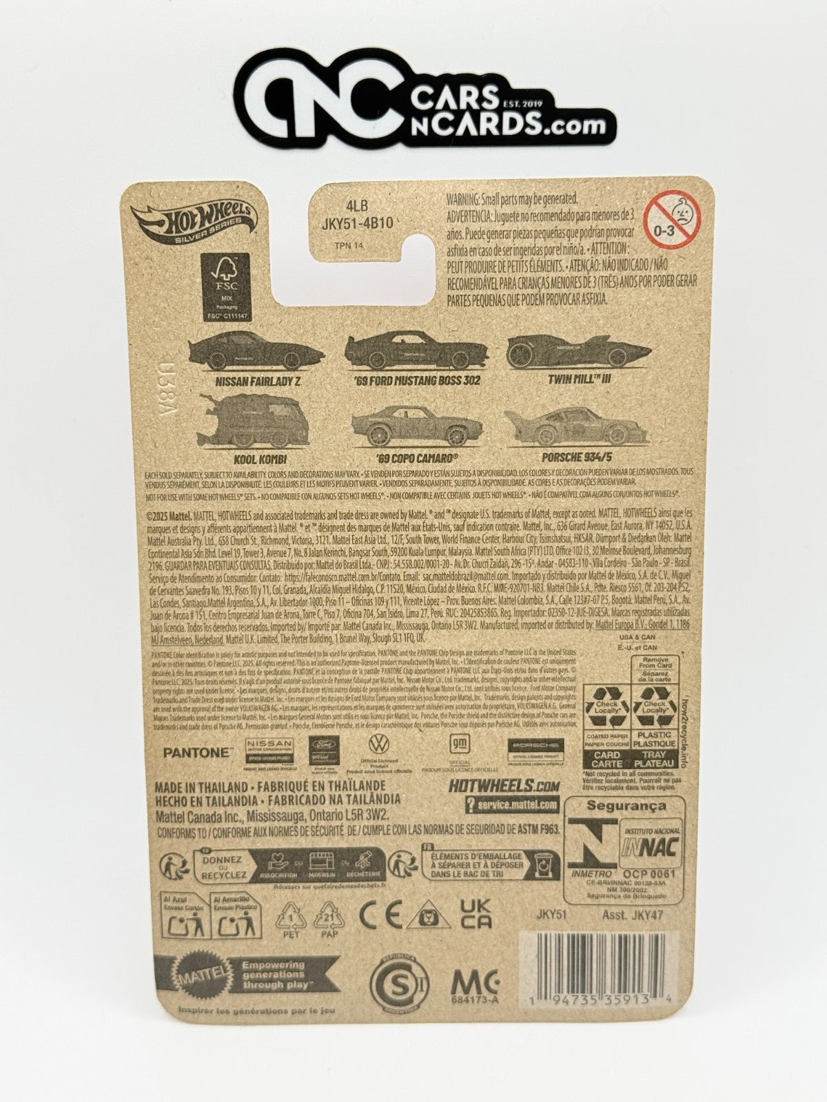 2025 Hot Wheels Silver Series 3/6 Pantone 186 Twin Mill III (Soft Corners)