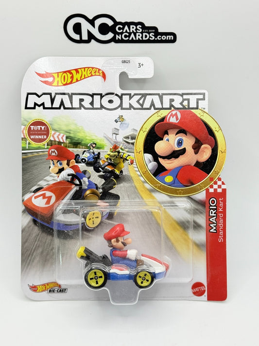 Hot Wheels Mario Kart Mario Standard Kart 1:64 Diecast GBG26 (Soft Corners)