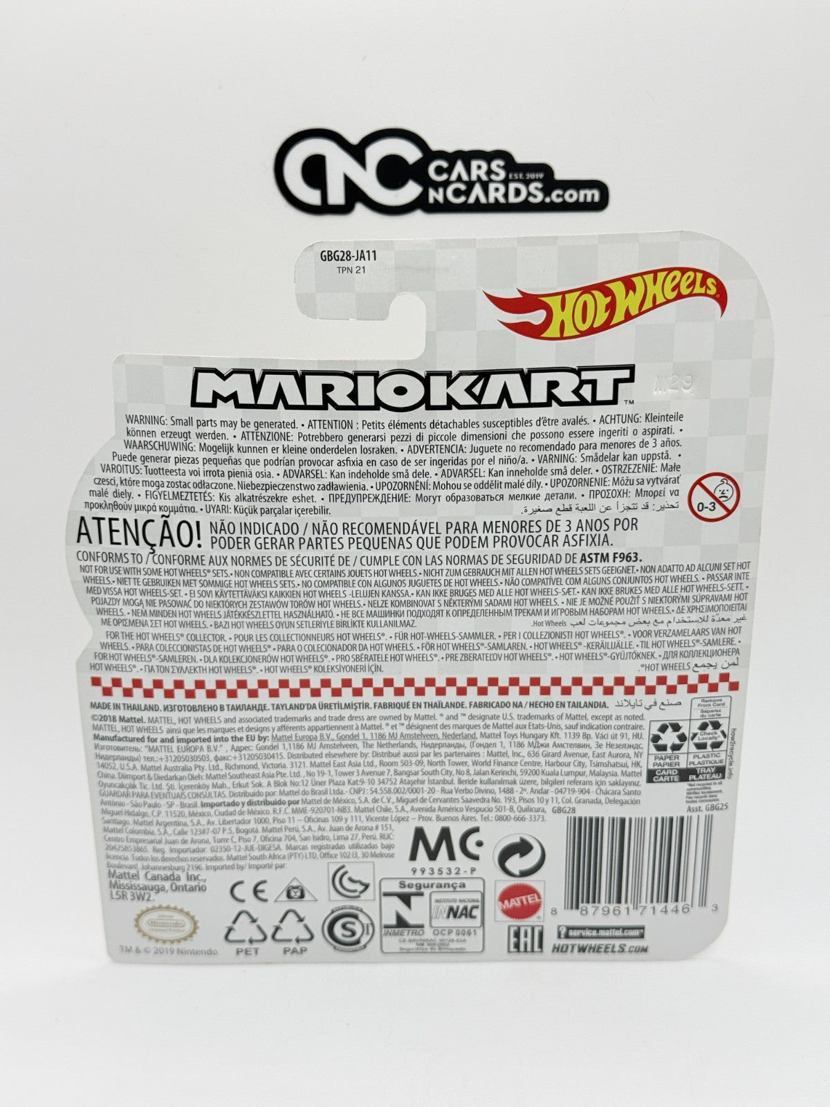 Hot Wheels Mario Kart Peach Standard Kart 1:64 Diecast GBG25 (Soft Corners)