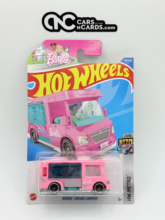 2022 Hot Wheels HW Metro 7/10 Barbie Dream Camper Pink (Soft Corners)
