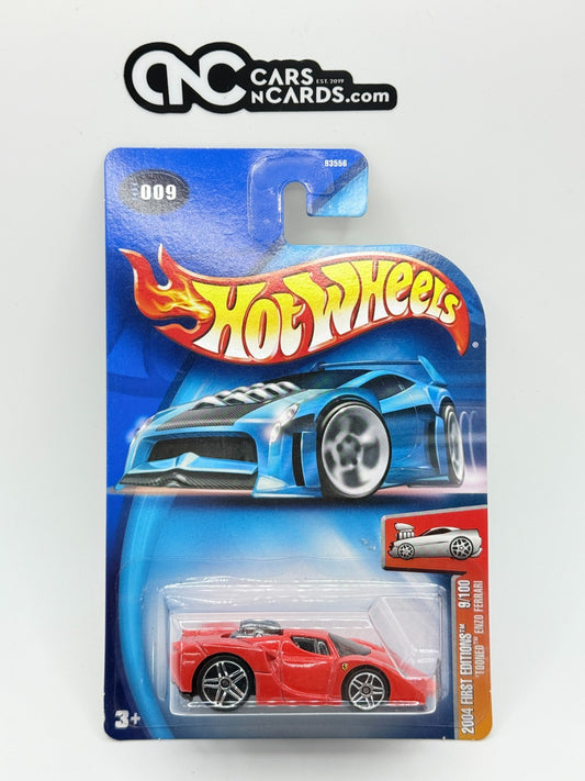 2004 Hot Wheels First Editions 9/100 'Tooned' Enzo Ferrari (Soft Corners)