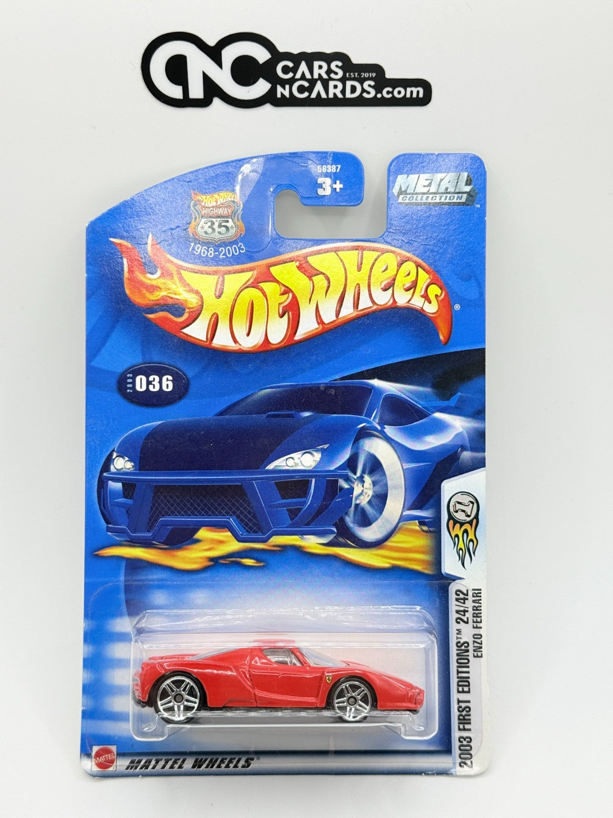 2003 Hot Wheels First Editions 24/42 Enzo Ferrari (Soft Corners)