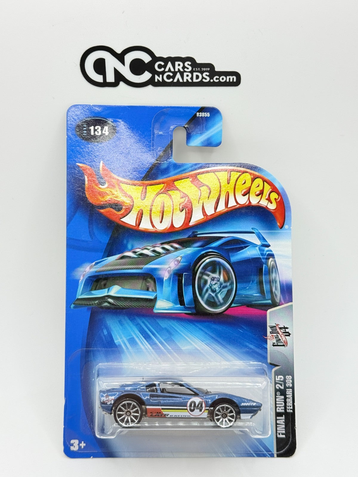 2004 Hot Wheels Final Run 2/5 Ferrari 308 Blue