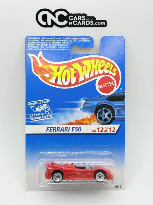 1996 Hot Wheels First Editions 12/12 Ferrari F50 (Soft Corners)