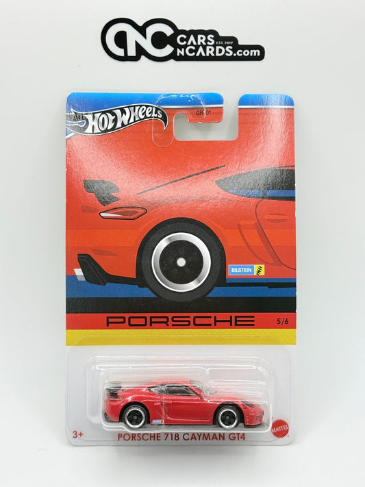 2024 Hot Wheels Porsche 5/6 Porsche 718 Cayman GT4 (Soft Corners)