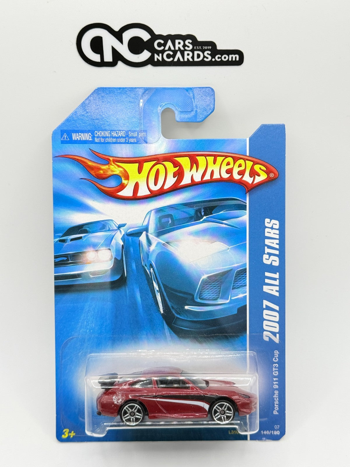 2007 Hot Wheels All Stars Porsche 911 GT3 Cup Red