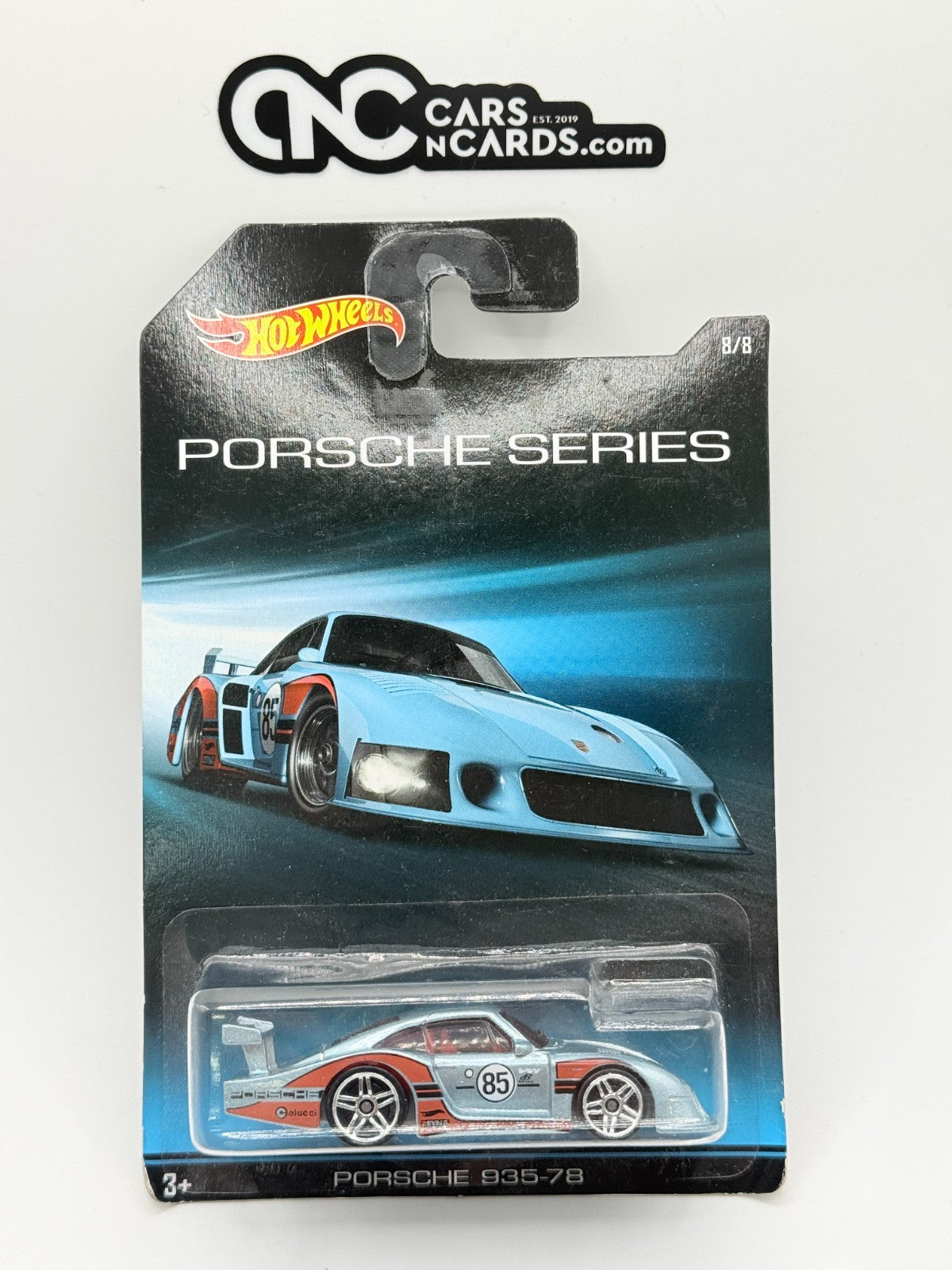2015 Hot Wheels Porsche Series 8/8 Porsche 935-78 (Soft Corners)