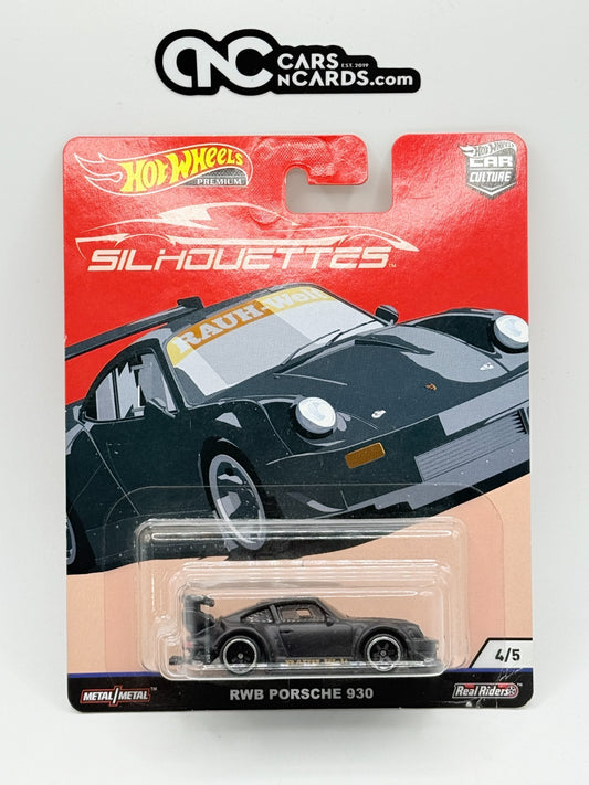 2019 Hot Wheels Premium Car Culture Silhouettes RWB Porsche 930 With Protector