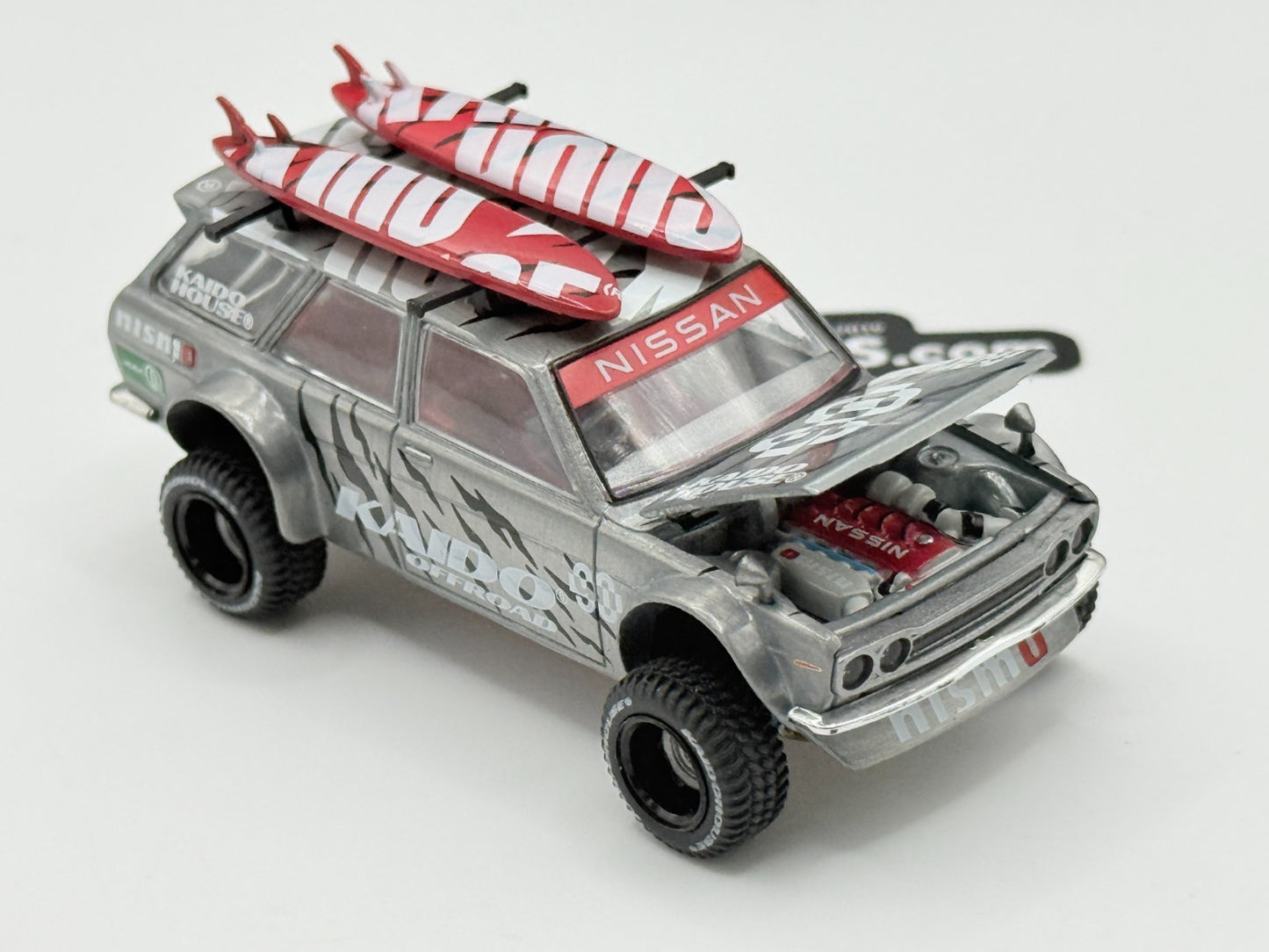 Kaido House x Mini GT 1:64 Datsun Kaido 510 Wagon 4x4 KHMG121 CHASE Open Box