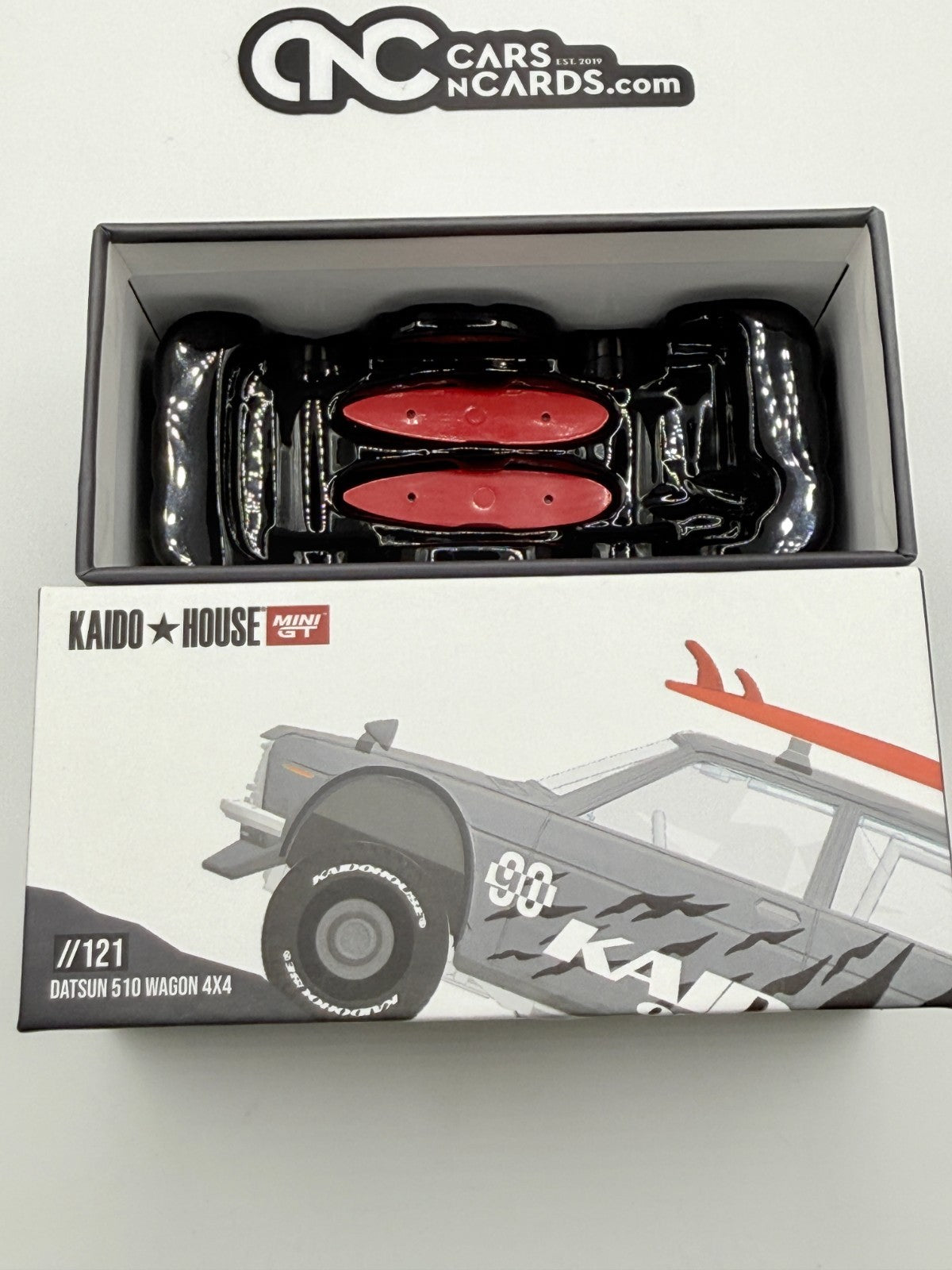 Kaido House x Mini GT 1:64 Datsun Kaido 510 Wagon 4x4 KHMG121 CHASE Open Box