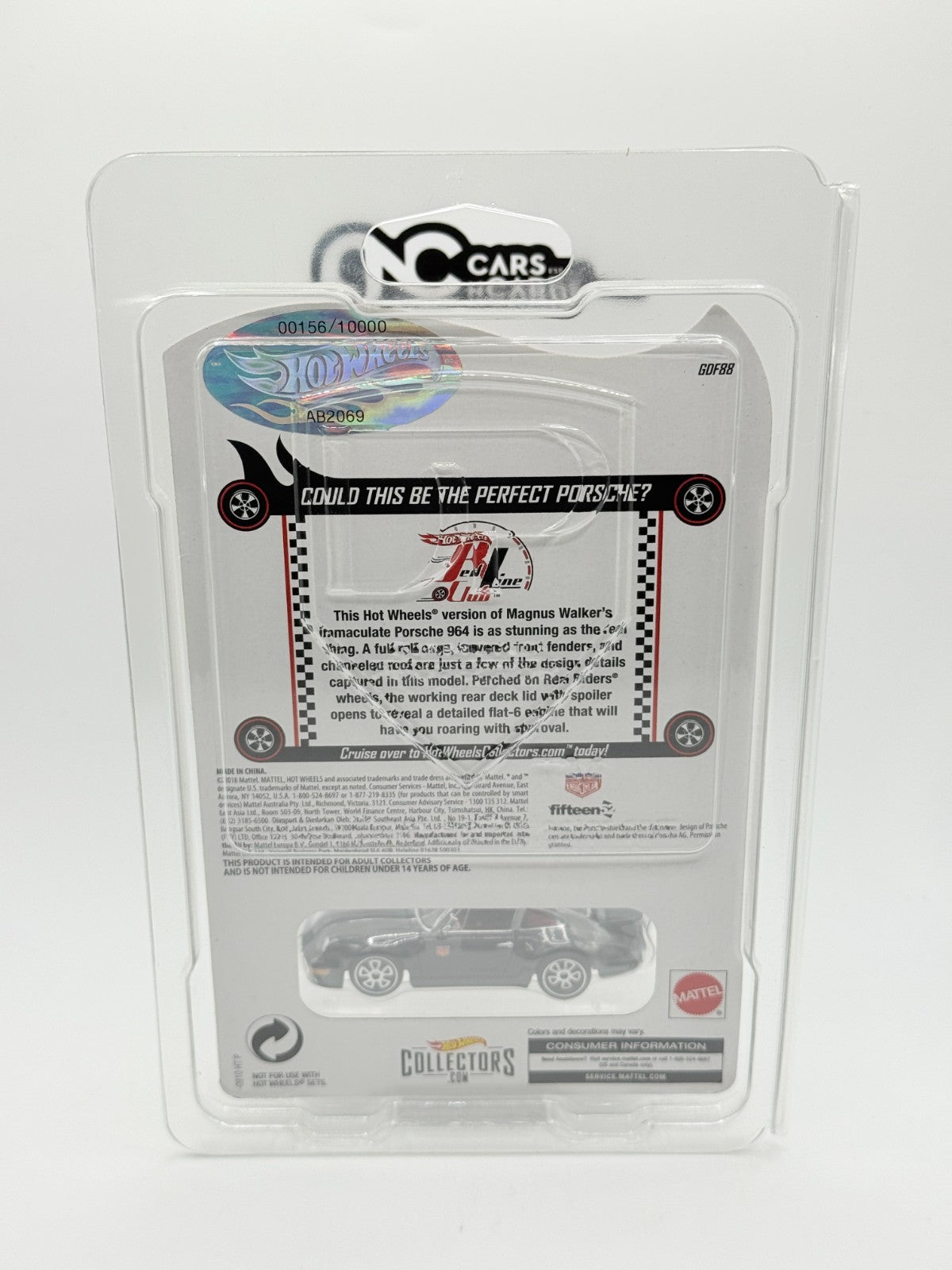 2019 Hot Wheels RLC Magnus Walker Porsche 964 LOW NUMBER 00156/10000