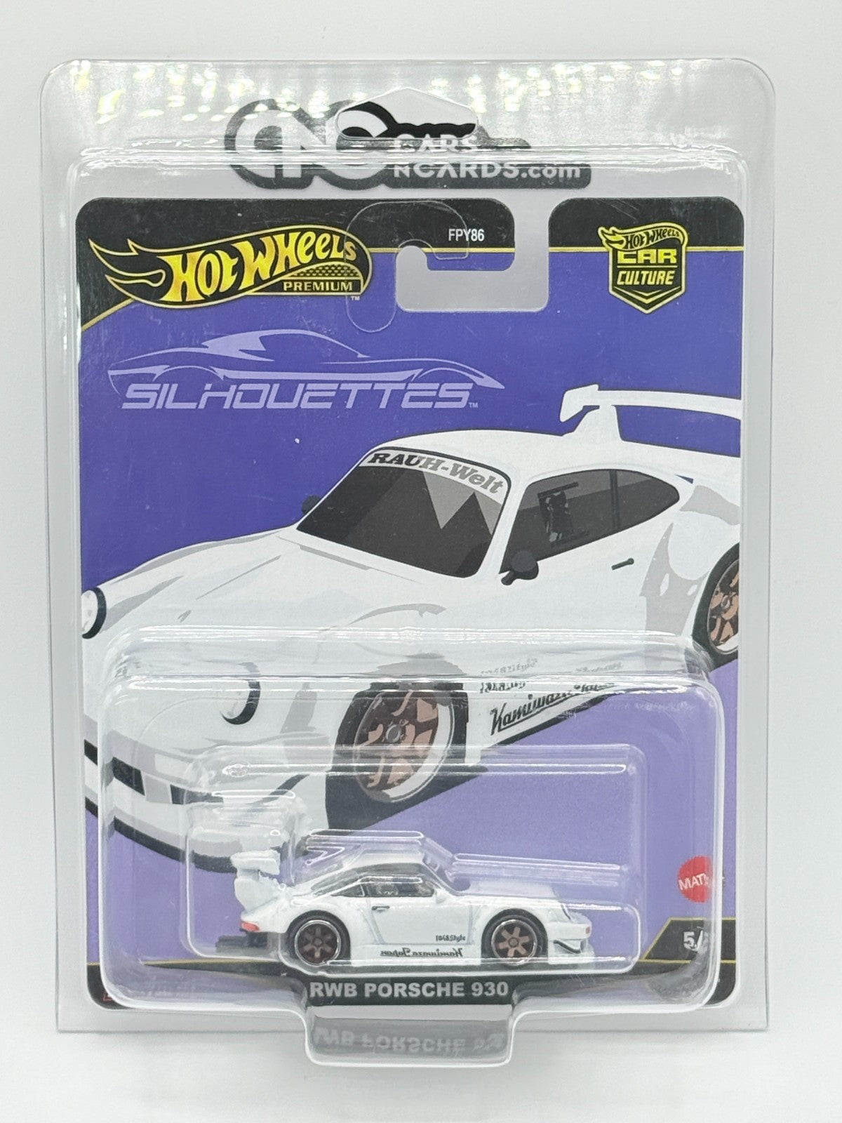 2024 Hot Wheels Premium Car Culture Silhouettes RWB Porsche 930 (Bent Corner)