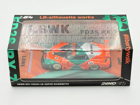 INNO64 1:64 LBWK Mazda RX7 FD3S LB-Super Silhouette Malaysia Diecast Expo CHASE