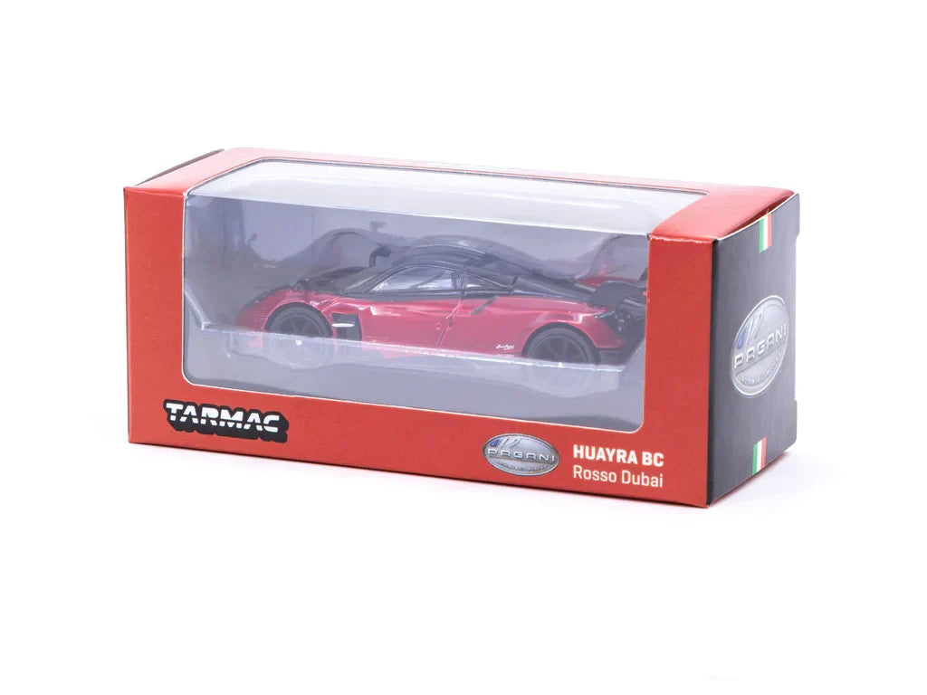 Tarmac Works 1:64 Global Pagani Huayra BC Rosso Dubai Red Model T64G-TL014-RE
