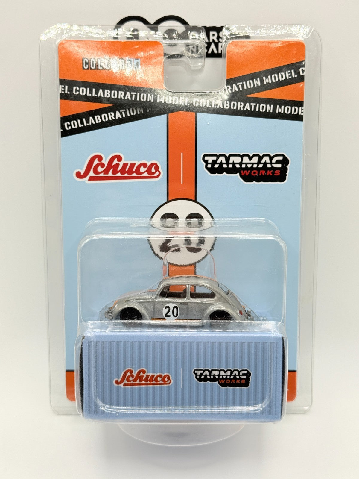 Tarmac Works x Schuco 1:64 LOW RIDE VOLKSWAGEN VW BUG CHASE BARE METAL