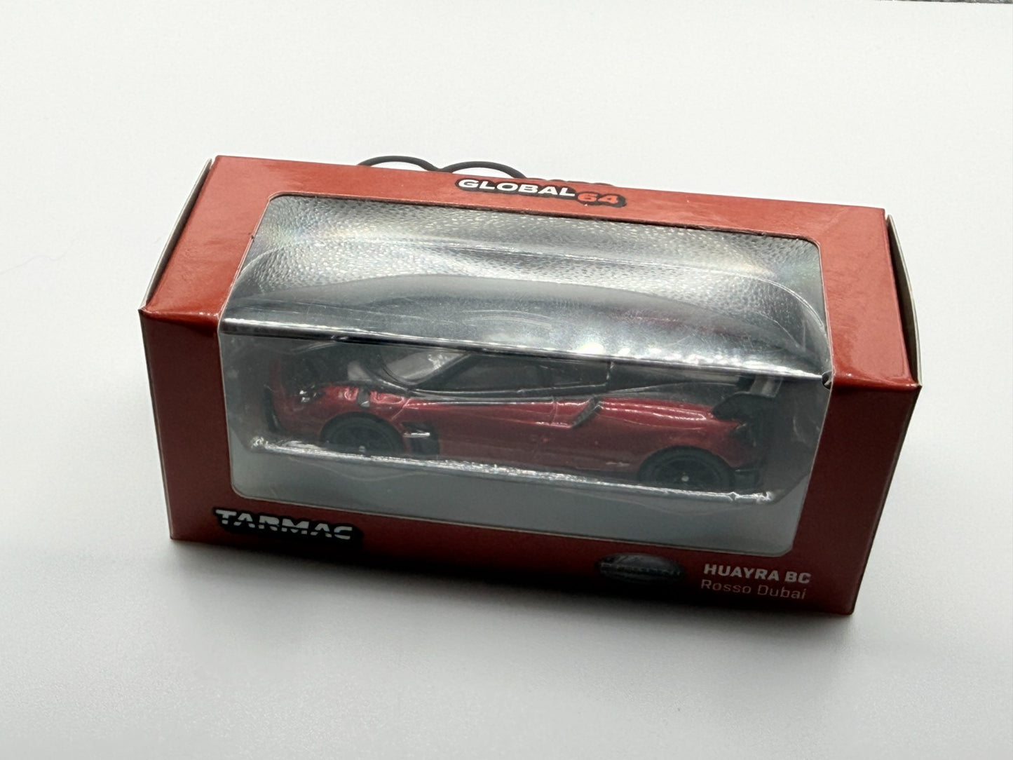 Tarmac Works 1:64 Global Pagani Huayra BC Rosso Dubai Red Model T64G-TL014-RE