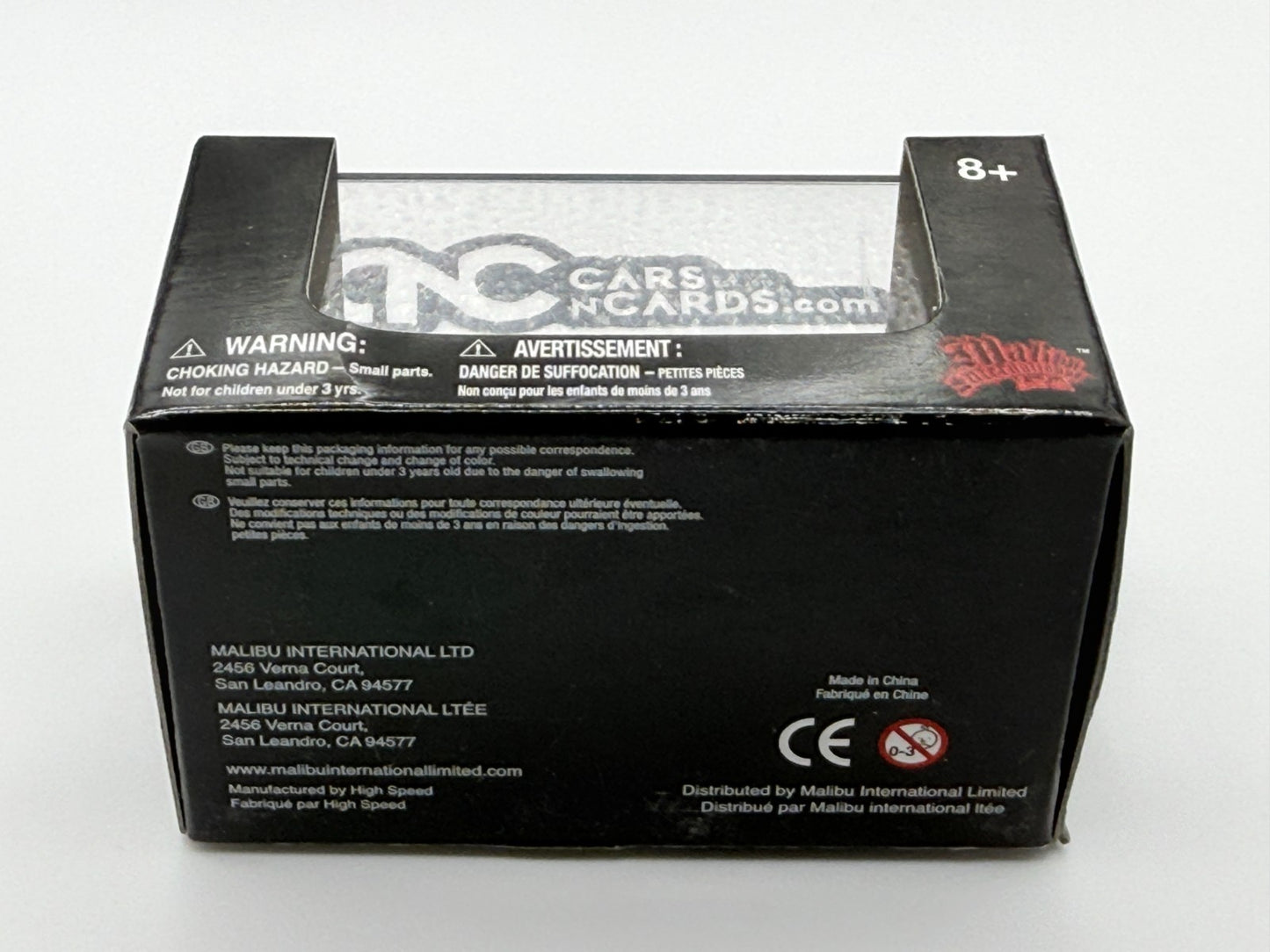 Malibu International LTD. 1:87 Scale Die-Cast Car Porsche Boxster S Black New