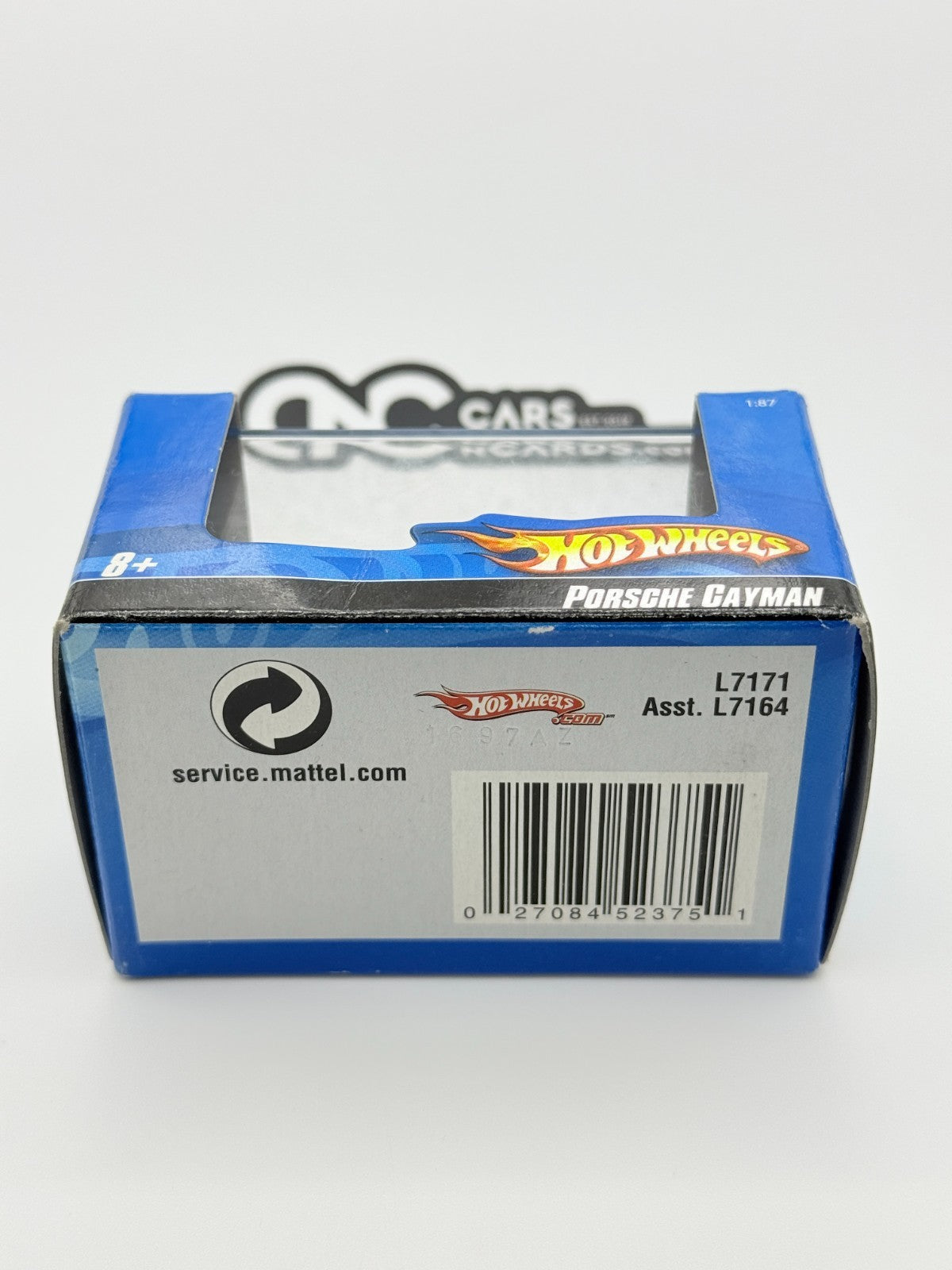 2007 Hot Wheels 1:87 Scale Porsche Cayman Metallic Silver Boxed Rare