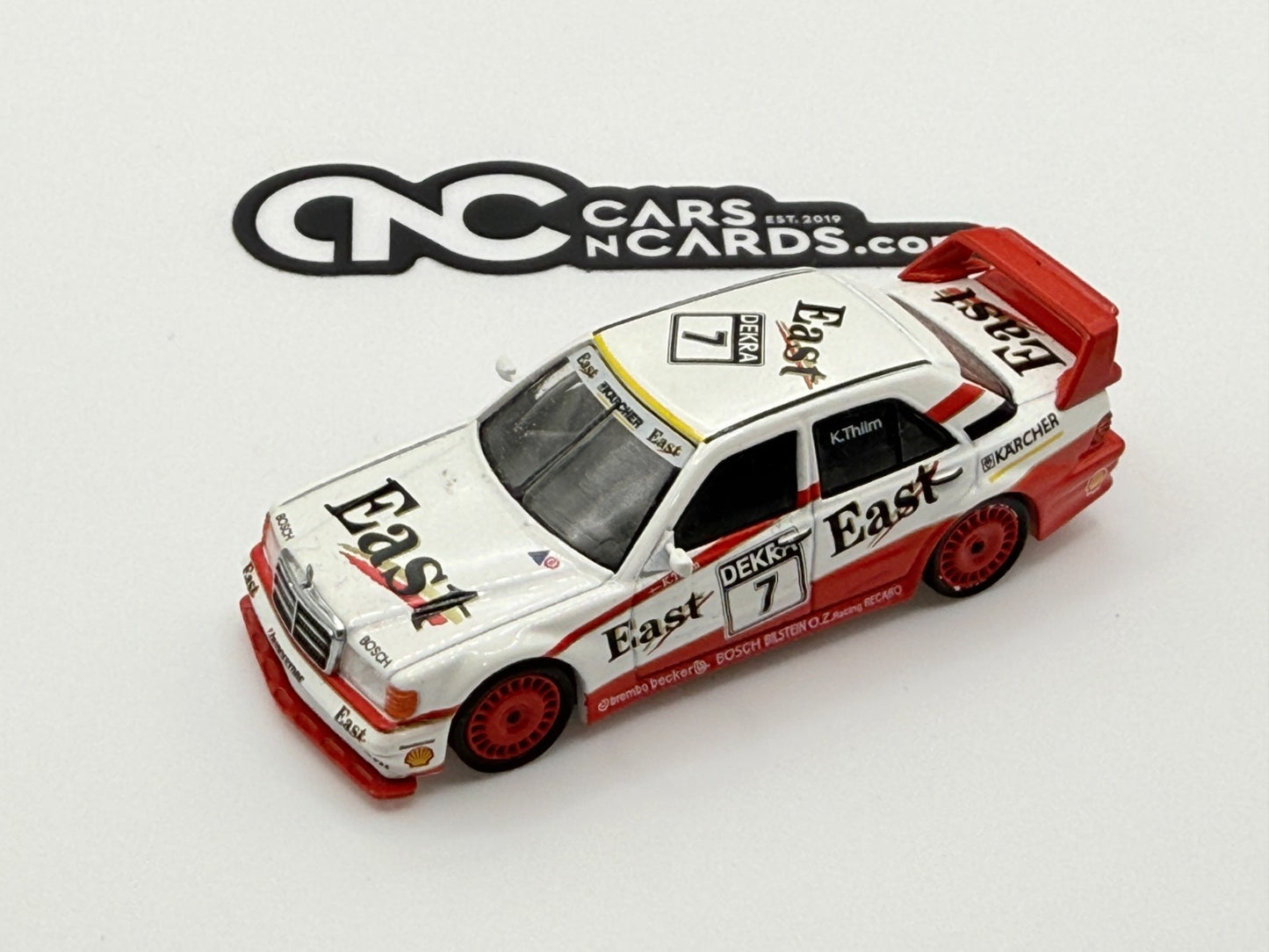 MINI GT #239 MERCEDES-BENZ 190E 2.5-16 EVOLUTION II #7 "EAST" 1991 DTM Open Box