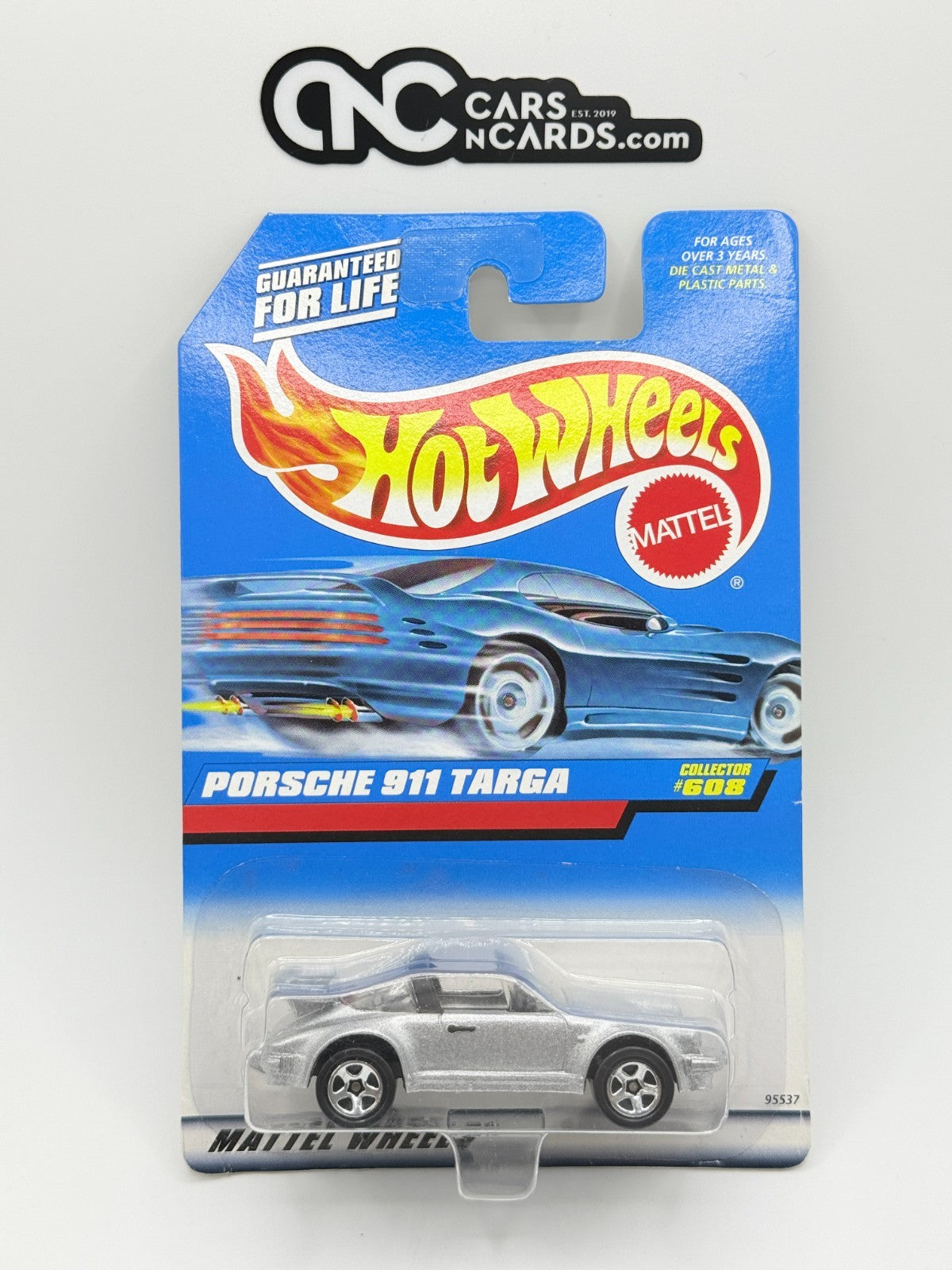 1998 Hot Wheels Porsche 911 Targa Silver (Small Crease)