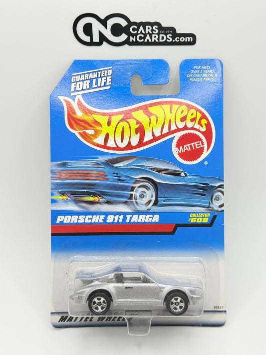 1998 Hot Wheels Porsche 911 Targa Silver (Small Crease)