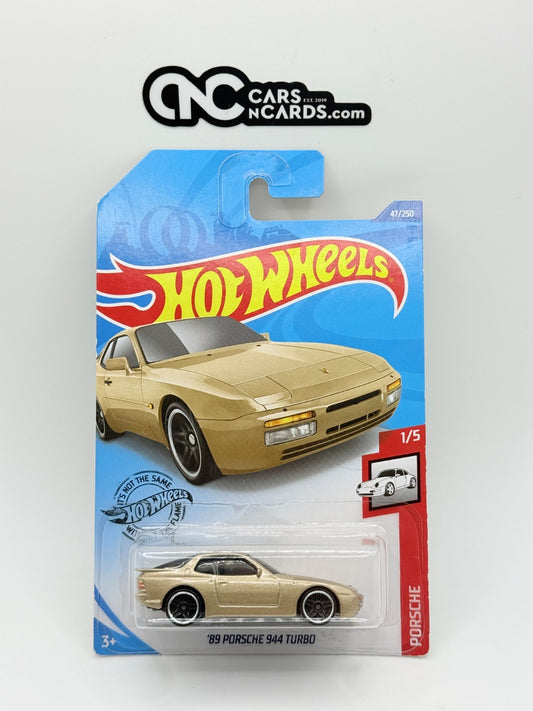2020 Hot Wheels Porsche 1/5 '89 Porsche 944 Turbo Gold (Soft Corners)