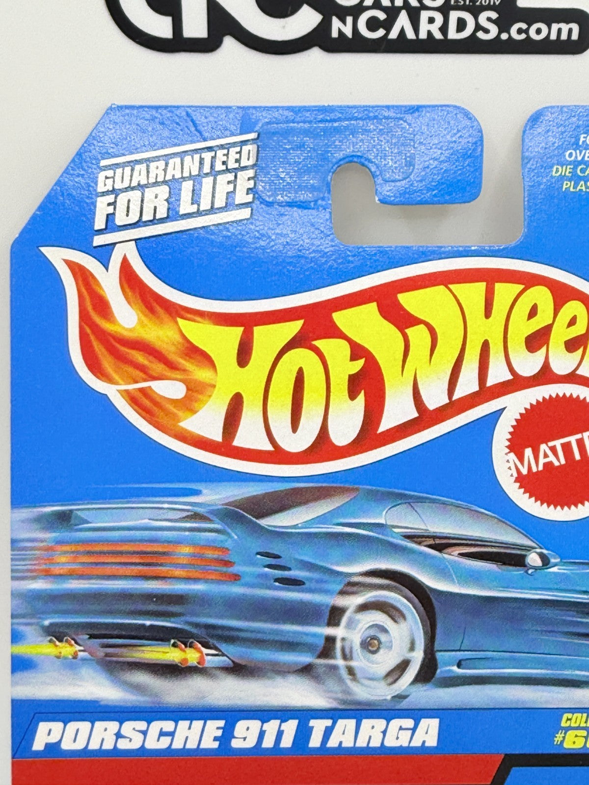 1998 Hot Wheels Porsche 911 Targa Silver (Small Crease)