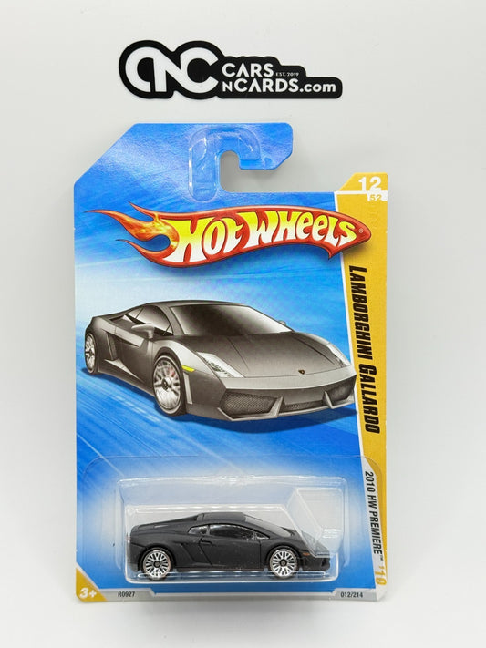2010 Hot Wheels HW Premiere 12/52 Lamborghini Gallardo Black