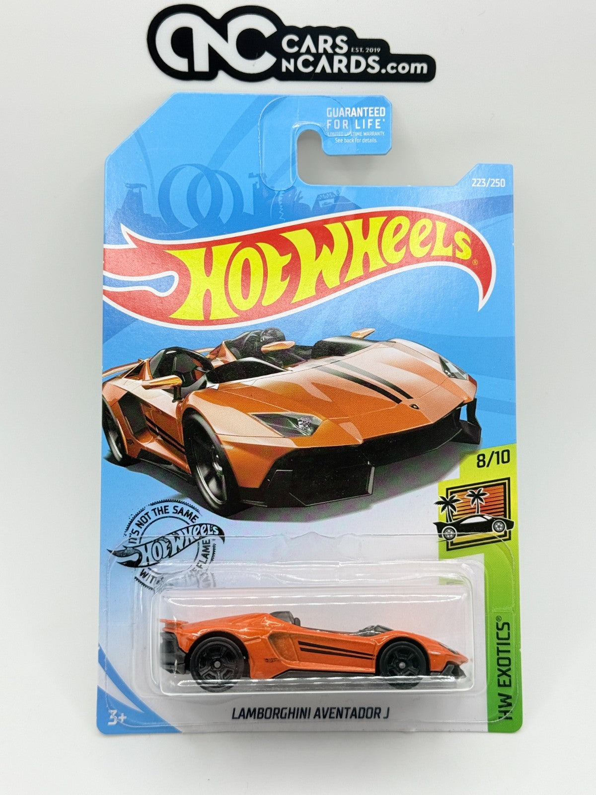 2019 Hot Wheels HW Exotics 8/10 Lamborghini Aventador J Orange