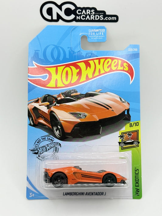 2019 Hot Wheels HW Exotics 8/10 Lamborghini Aventador J Orange