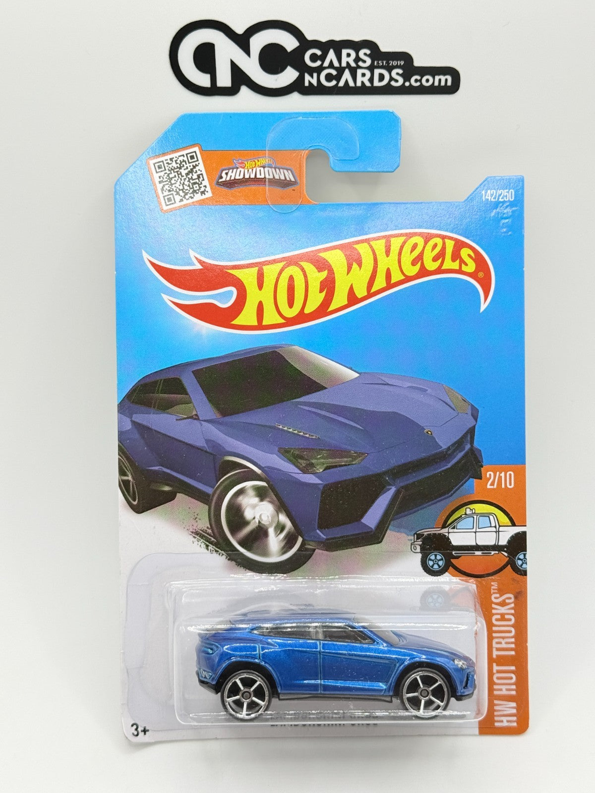 2016 Hot Wheels HW Hot Trucks 2/10 Lamborghini Urus Blue