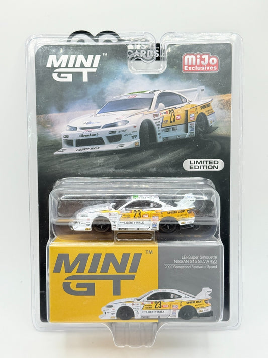 Mini GT 1:64 Mijo Exclusives 618 LB-Super Silhouette Nissan S15 Silvia #23
