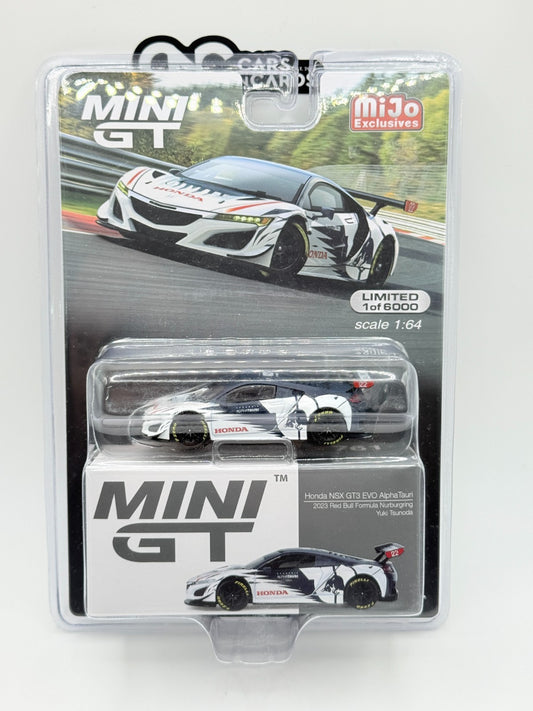 Mini GT 1:64 Mijo Exclusives 761 Honda NSX GT3 EVO AlphaTauri Yuki Tsunoda