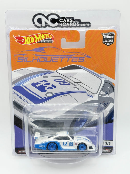 2019 Hot Wheels Premium Car Culture Silhouettes '78 Porsche 935-78 W/Protector