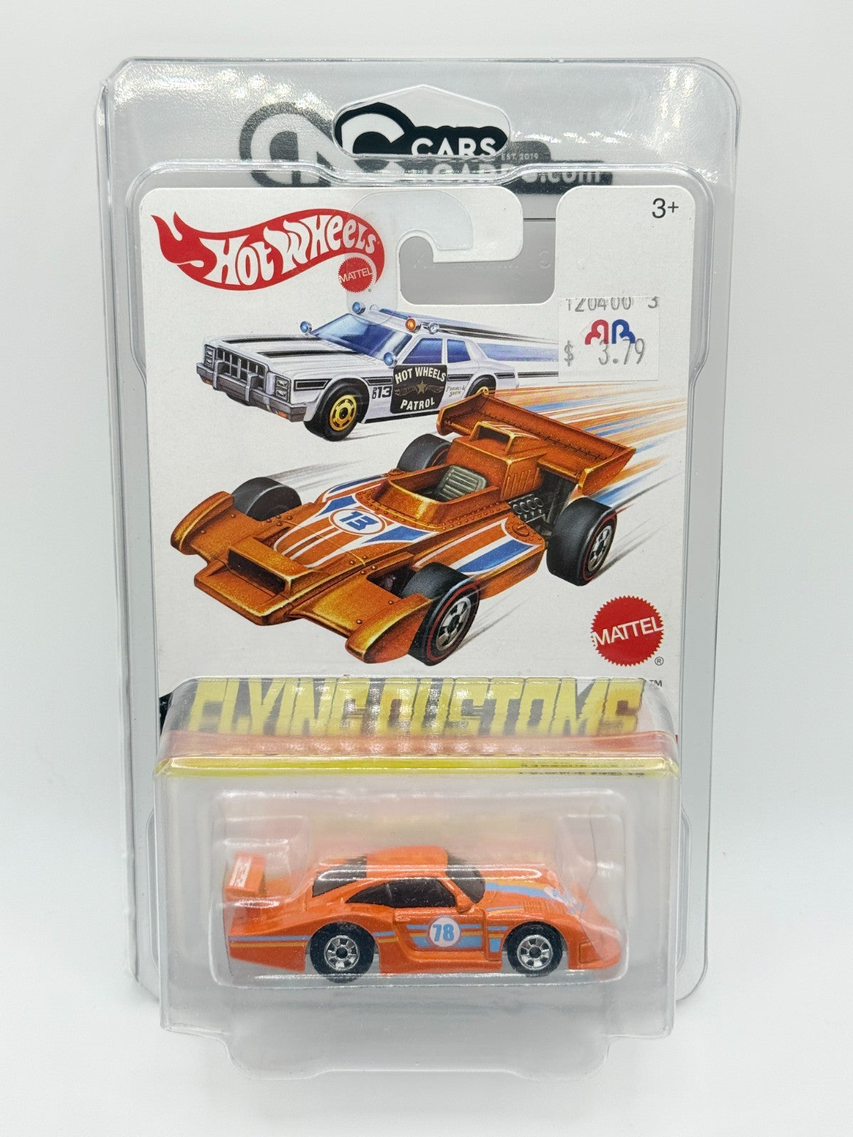 2013 Hot Wheels Flying Customs Porsche 935/78 Orange with Protector