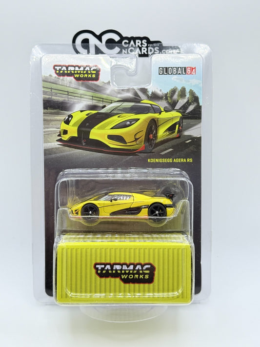 Tarmac Works 1:64 Global64 Koenigsegg Agera RS Yellow Sealed Blister T64G-005-ML