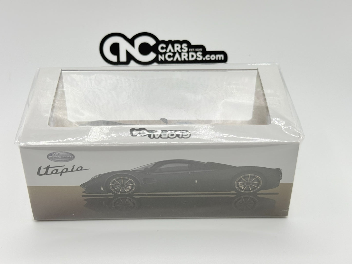 Tarmac Works 1:64 Pagani Utopia Black Carbon Fiber Edition T64G-TL055-BCF