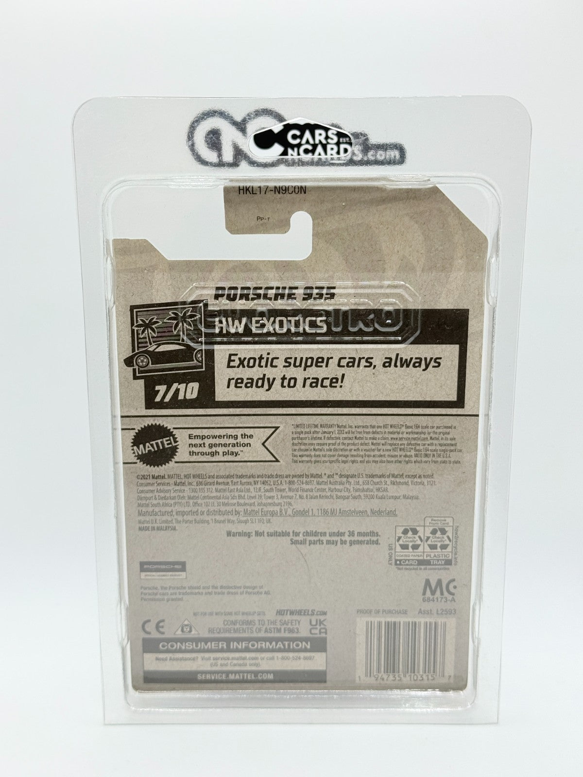 2023 Hot Wheels RLC Factory Sealed HW Exotics Porsche 935 Super Treasure Hunt