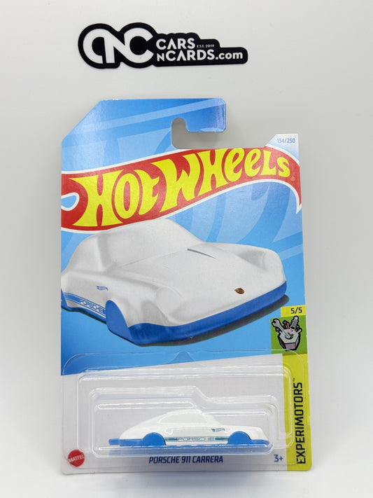 2024 Hot Wheels Experimotors 5/5 Porsche 911 Carrera Clip White