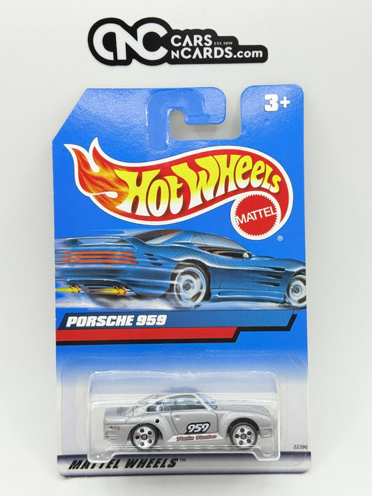 2002 Hot Wheels Porsche 959 Silver (Soft Corners)