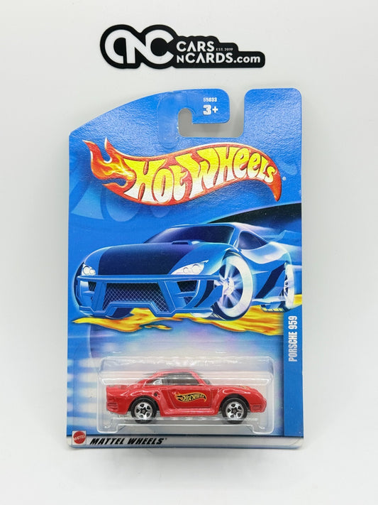 2002 Hot Wheels Porsche 959 Red Collector #148