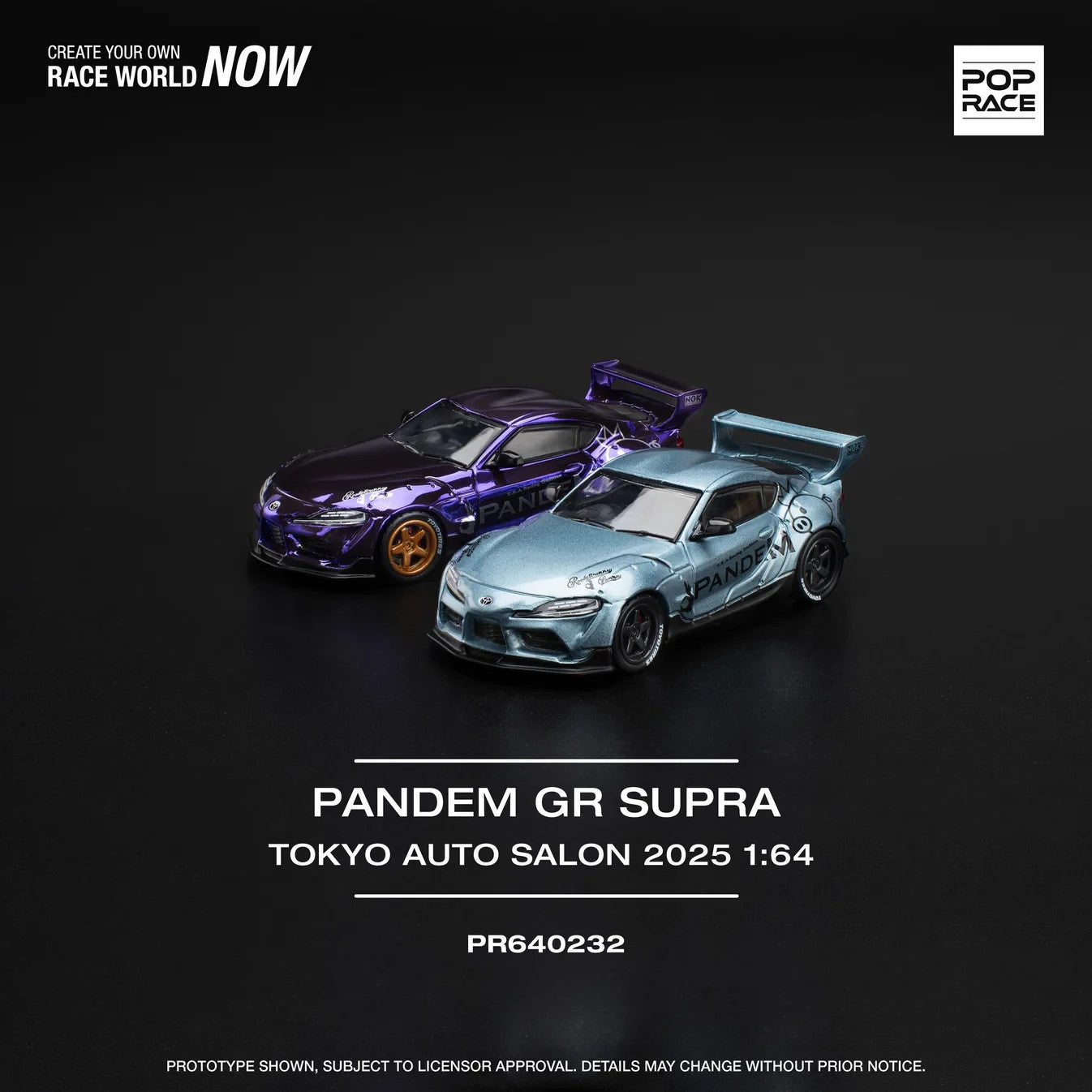 POPRACE Tokyo Auto Salon 2025 PR640232 Pandem GR Supra Sealed Box
