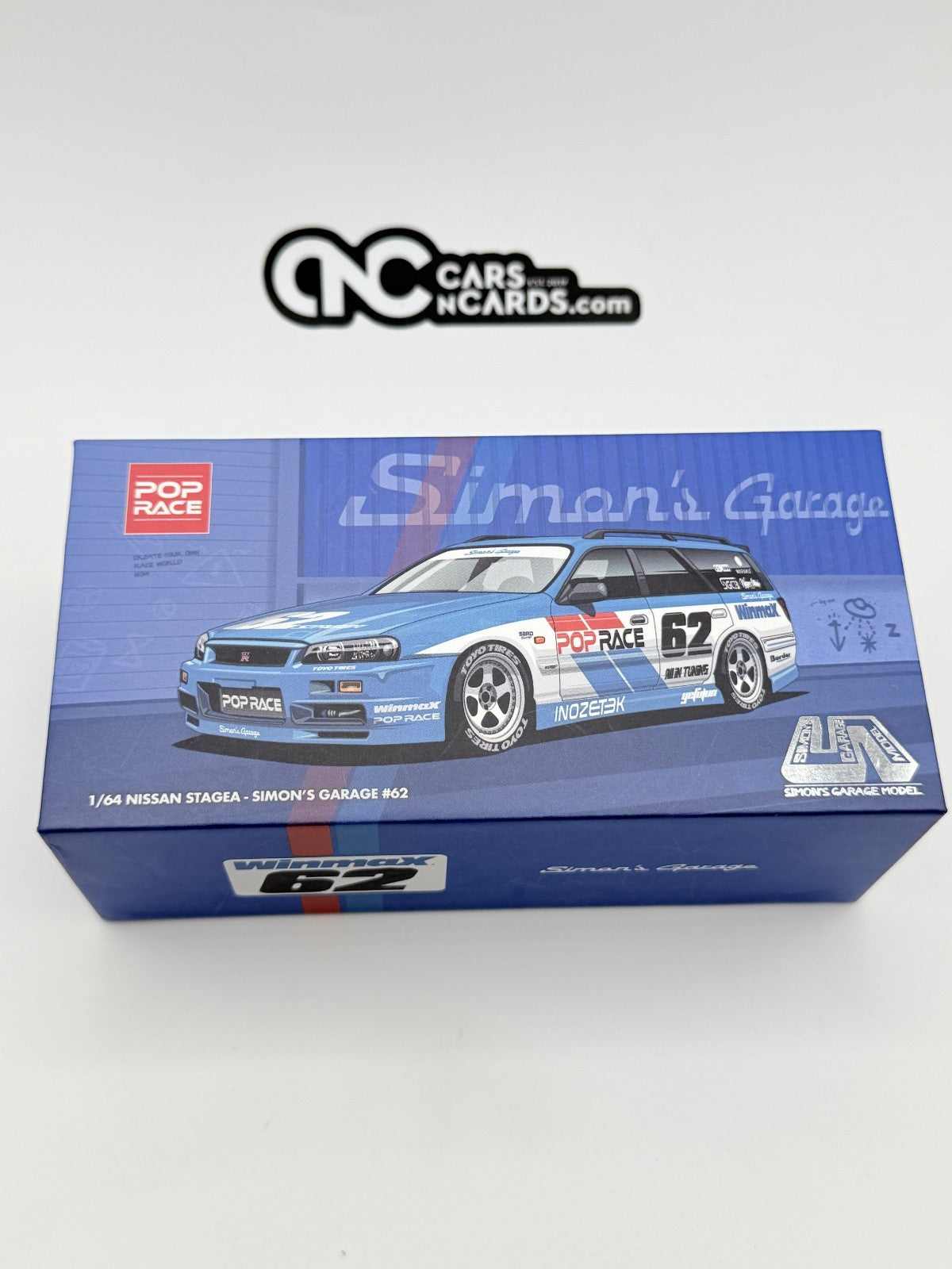 POPRACE PR640171 Nissan Stagea Simon's Garage #62 Open Box