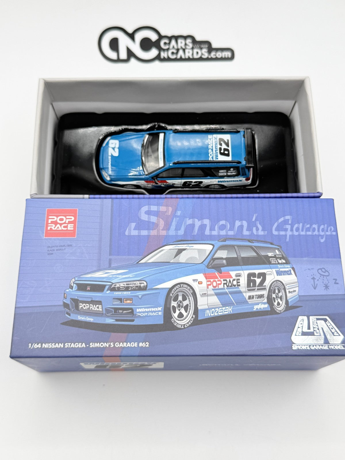 POPRACE PR640171 Nissan Stagea Simon's Garage #62 Open Box