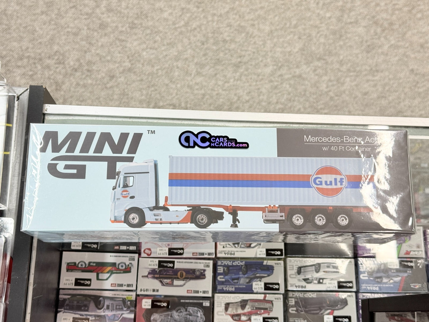 Mini GT 213 Mercedes-Ben Actros 40 FT Container Limited Sealed Box Brand New