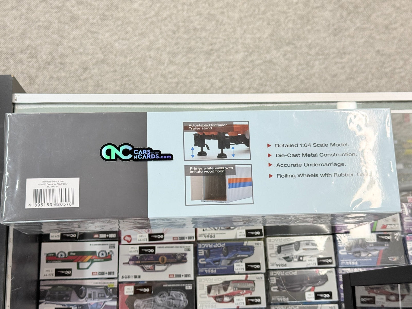 Mini GT 213 Mercedes-Ben Actros 40 FT Container Limited Sealed Box Brand New