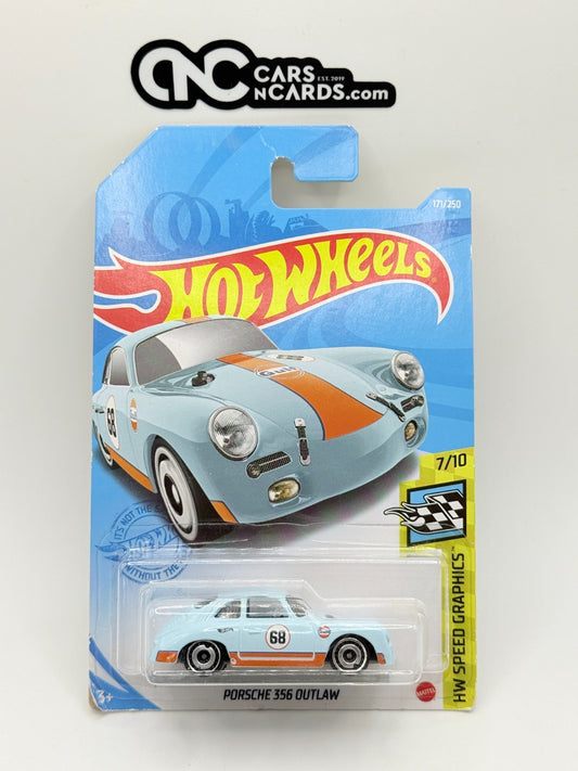 2021 Hot Wheels HW Speed Graphics Porsche 356A Outlaw Gulf (Cracked Blister)