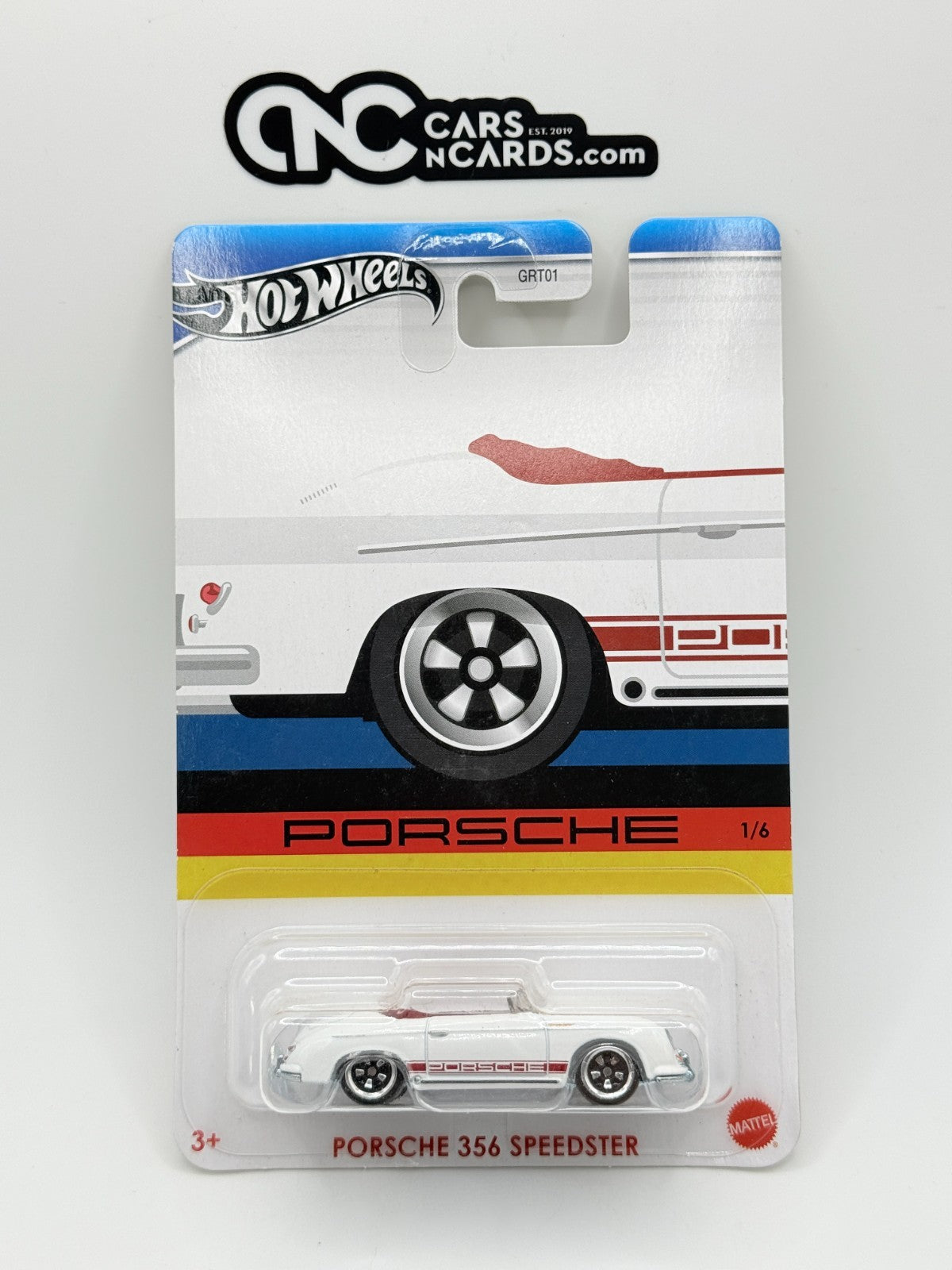 Hot Wheels Silver Series 1/6 Porsche 356 Speedster White