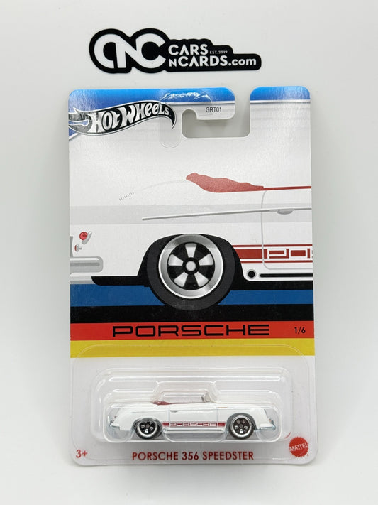 Hot Wheels Silver Series 1/6 Porsche 356 Speedster White